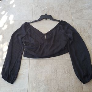 Black Crop Top